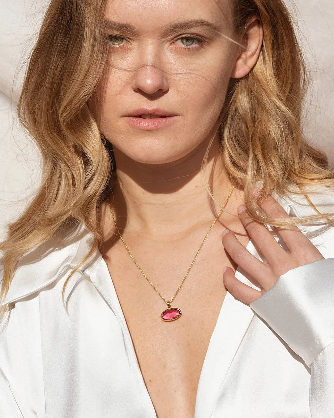 Bauzi Pink Tourmaline Pendant