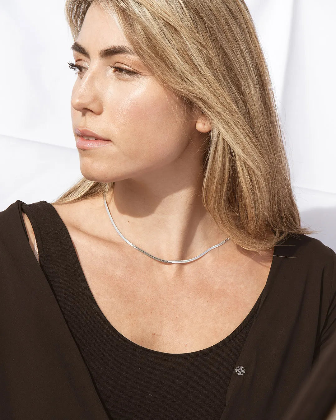Boa Silver Chain Necklace