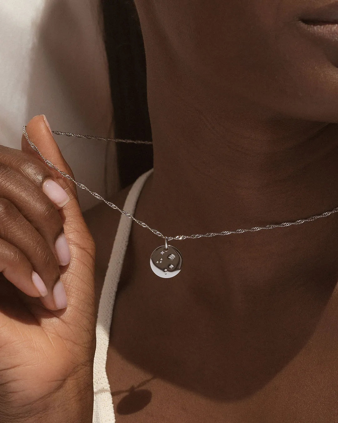 Silver Zodiac Libra Necklace
