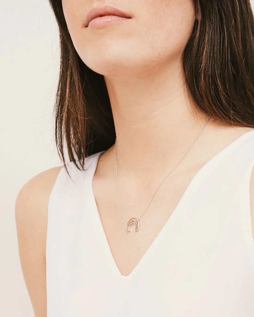 Murona Symbol Silver Necklace