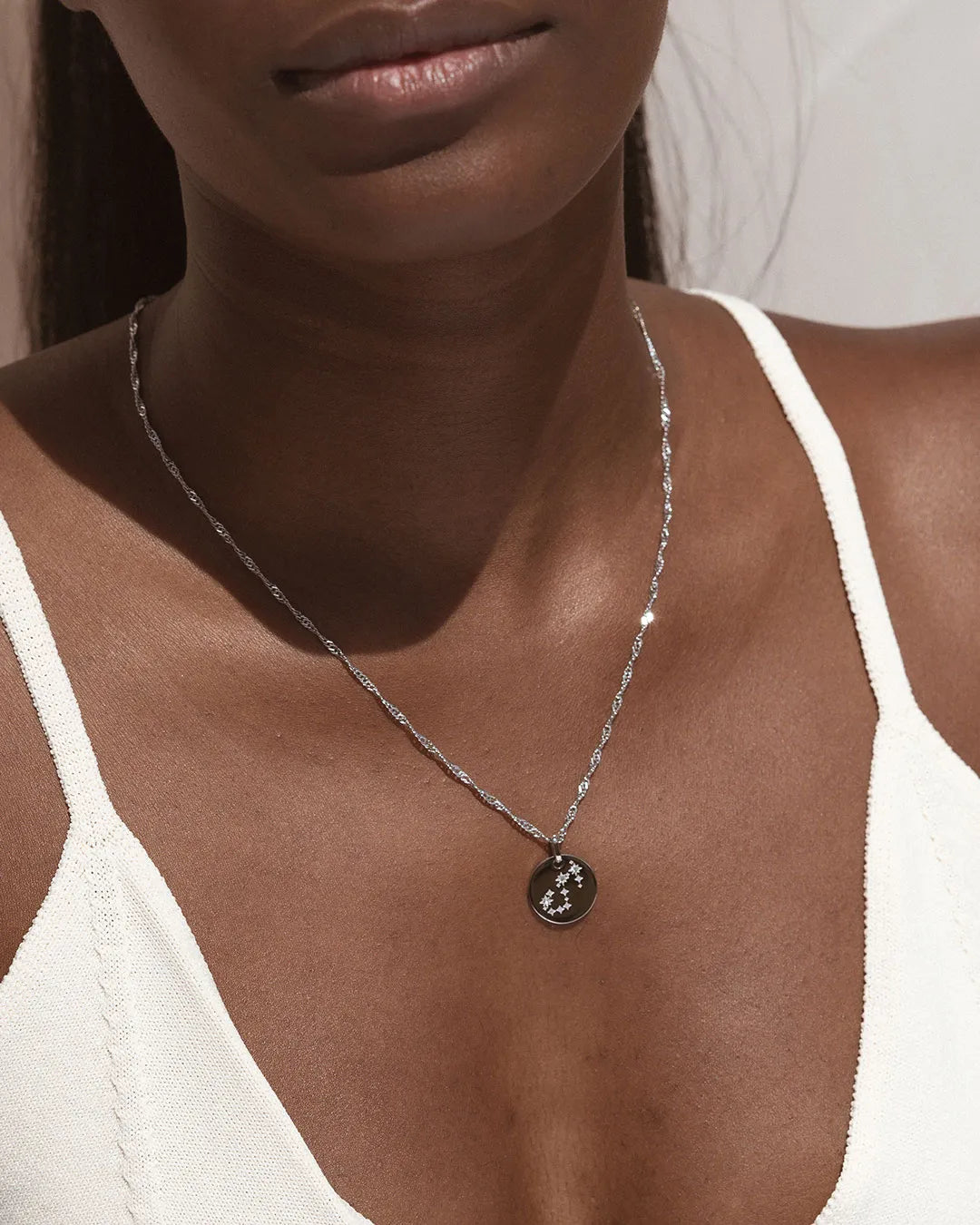 Scorpio Zodiac Silver Necklace