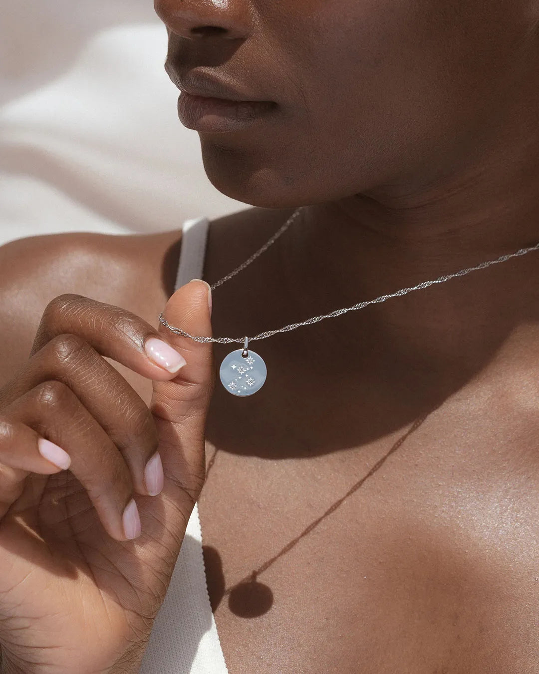 Virgo Zodiac Silver Necklace