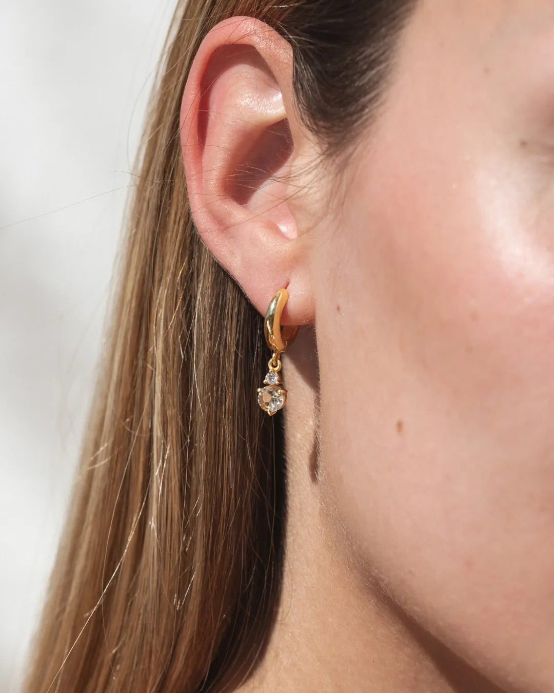 November Birthstone Earrings - Citrine