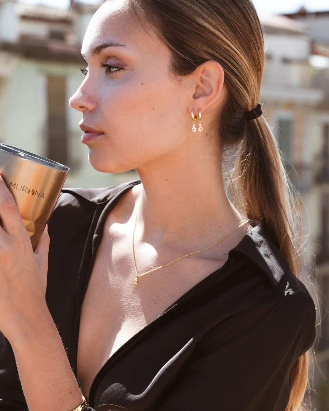 November Birthstone Earrings - Citrine