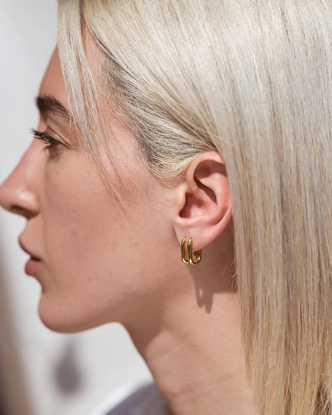 Gold Hoops Charlize Small