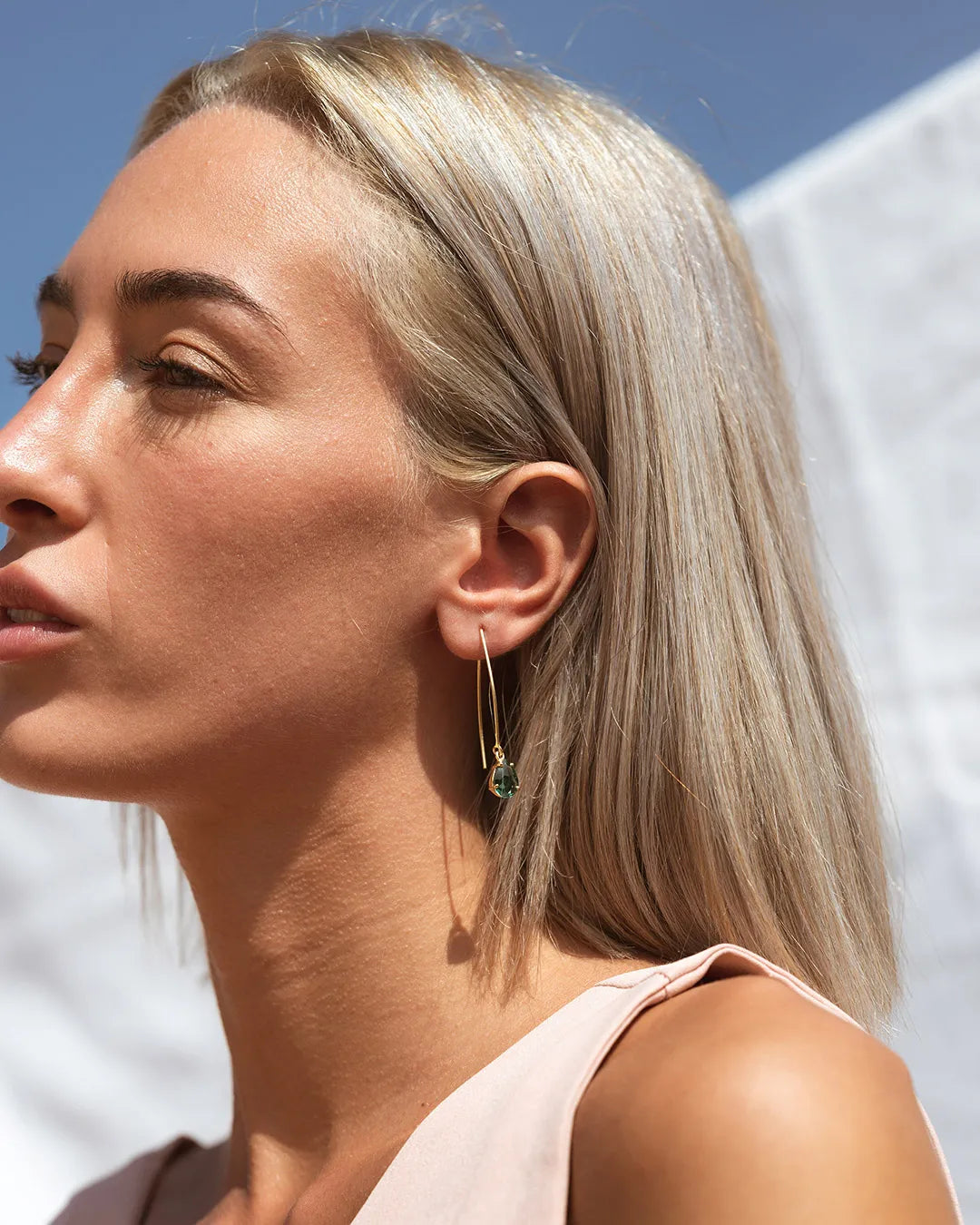 Pendientes Jade Verde Kokod