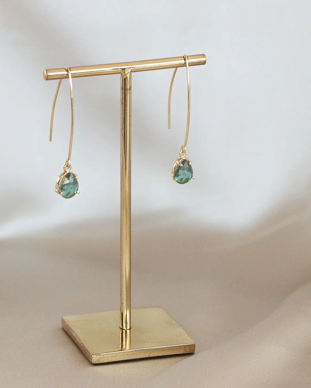 Pendientes Jade Verde Kokod