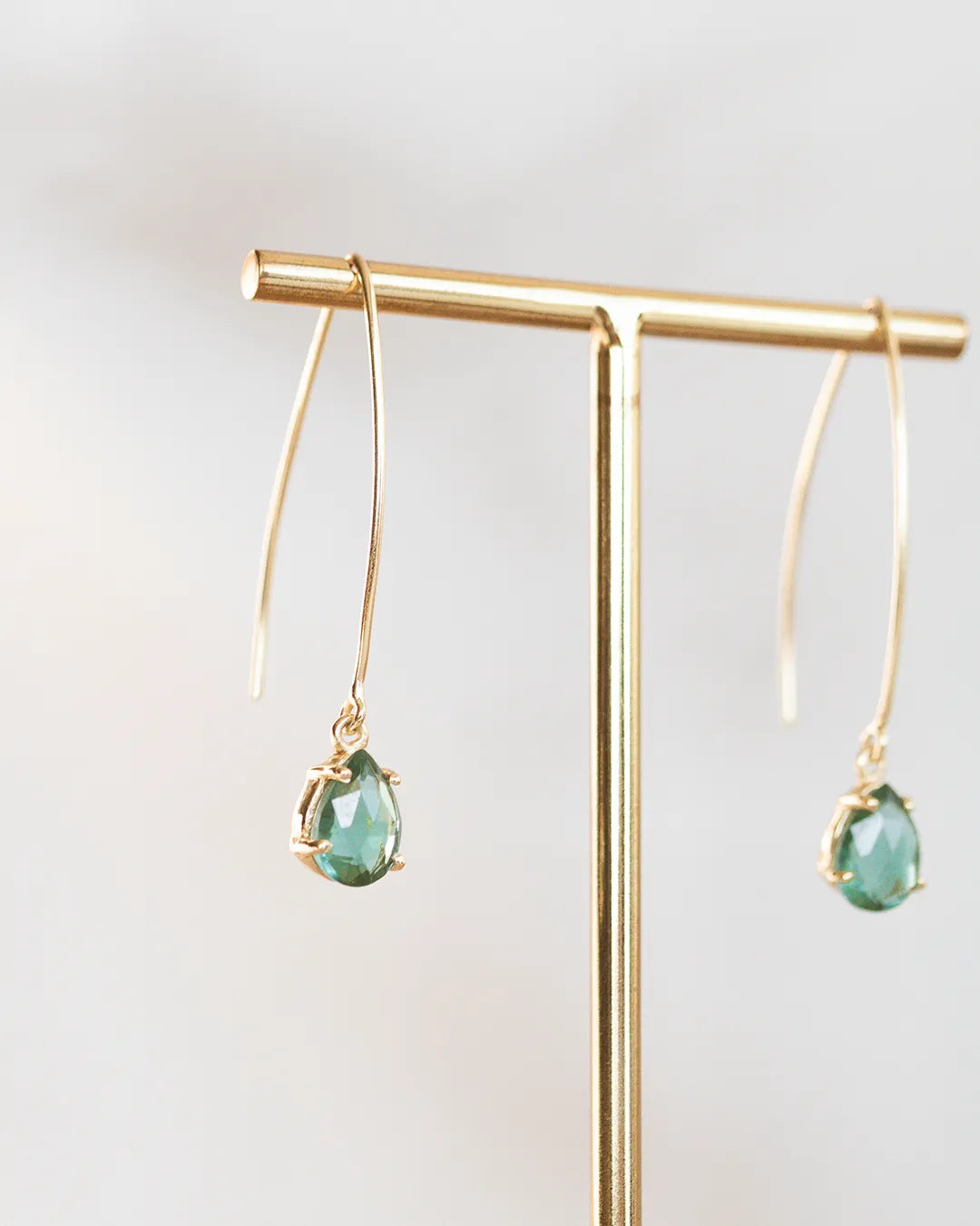 Pendientes Jade Verde Kokod