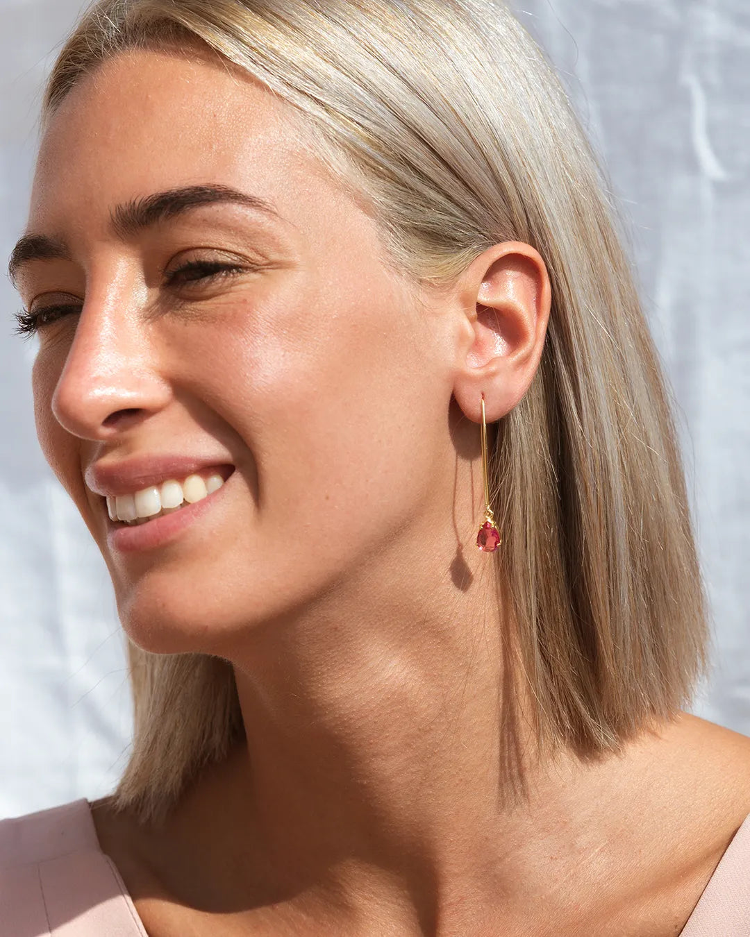 Kokod Pink Tourmaline Earrings
