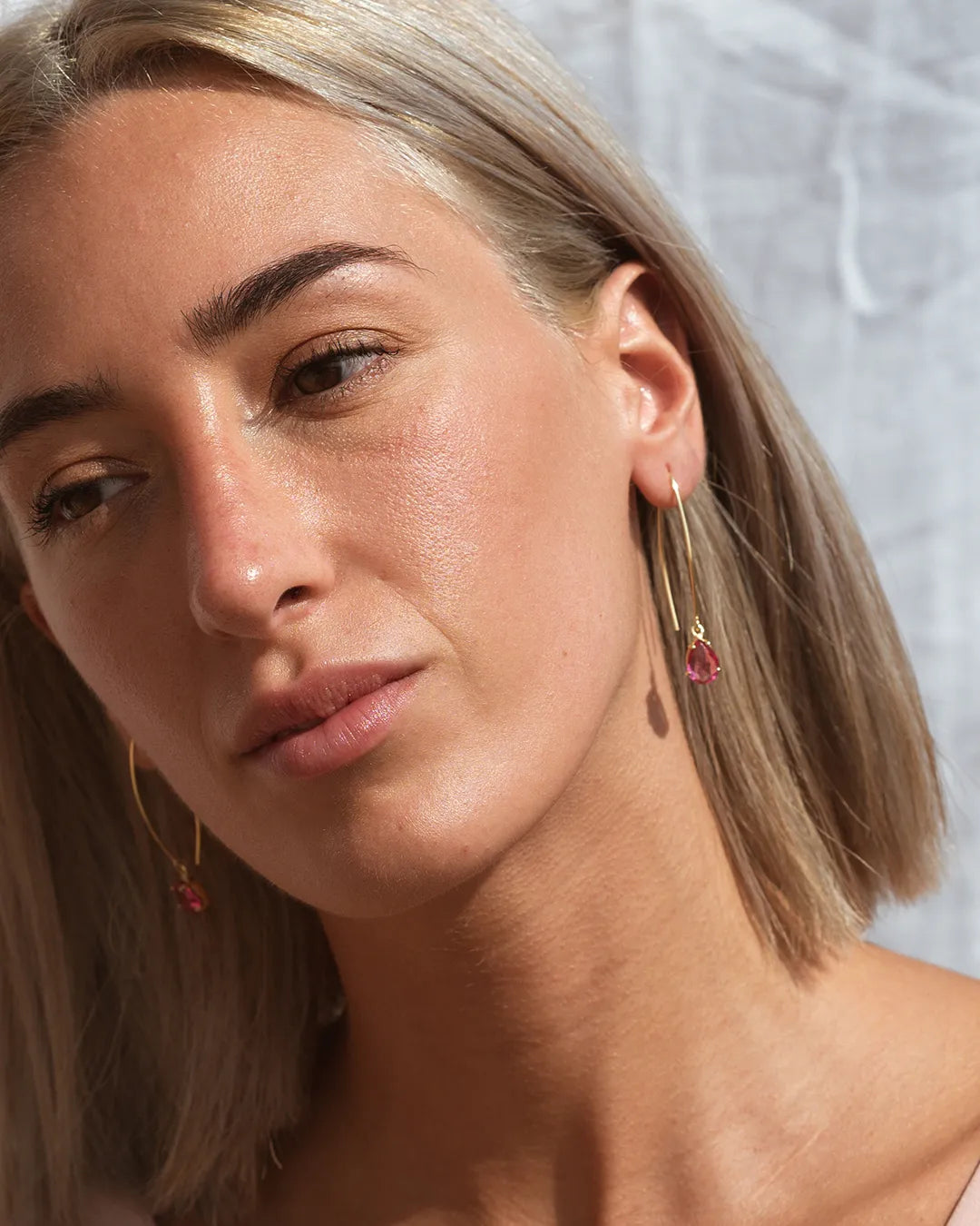 Kokod Pink Tourmaline Earrings