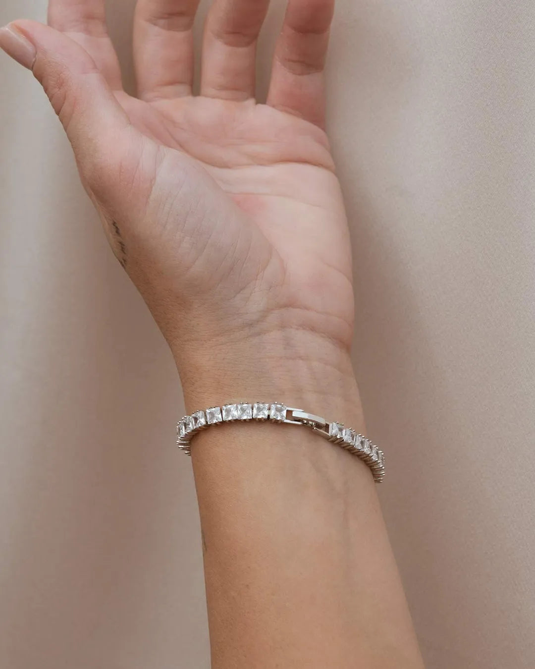 Silver Tennis Light Bracelet
