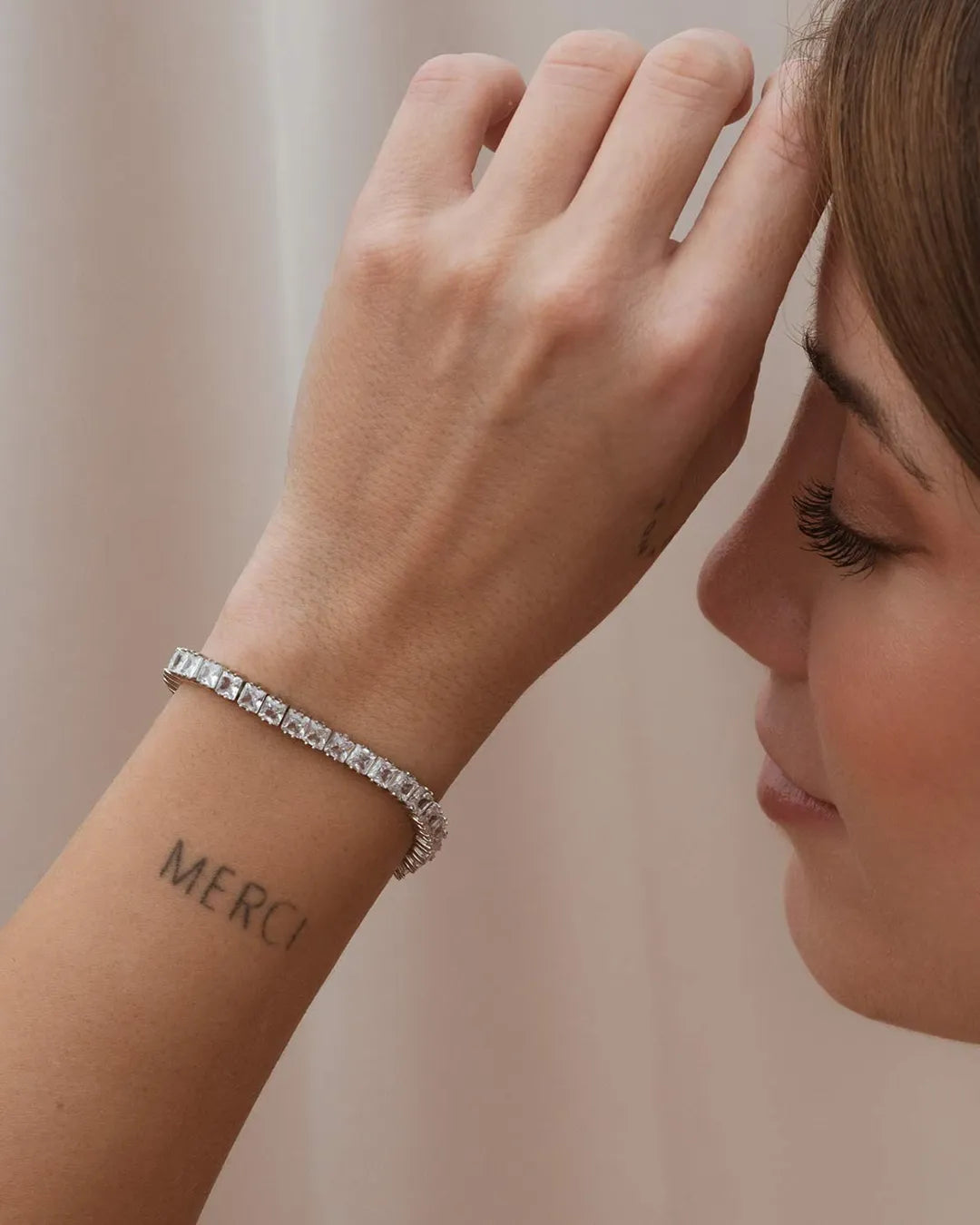 Silver Tennis Light Bracelet