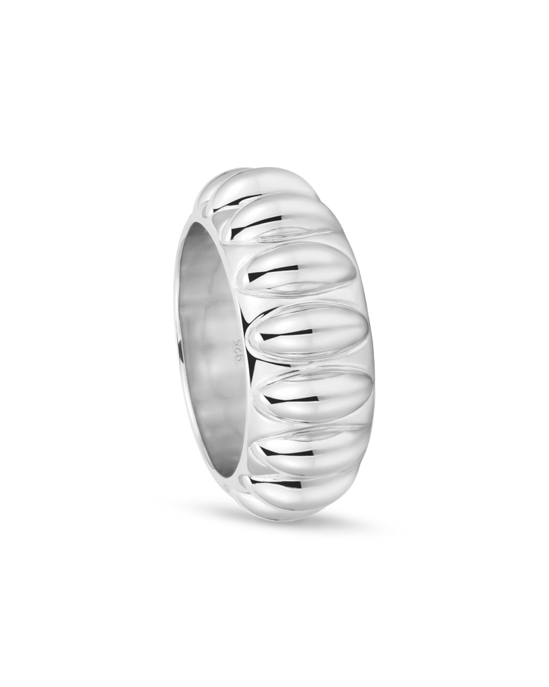 Anillo Plateado Marina