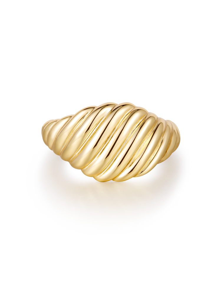 Anillo dorado Maude