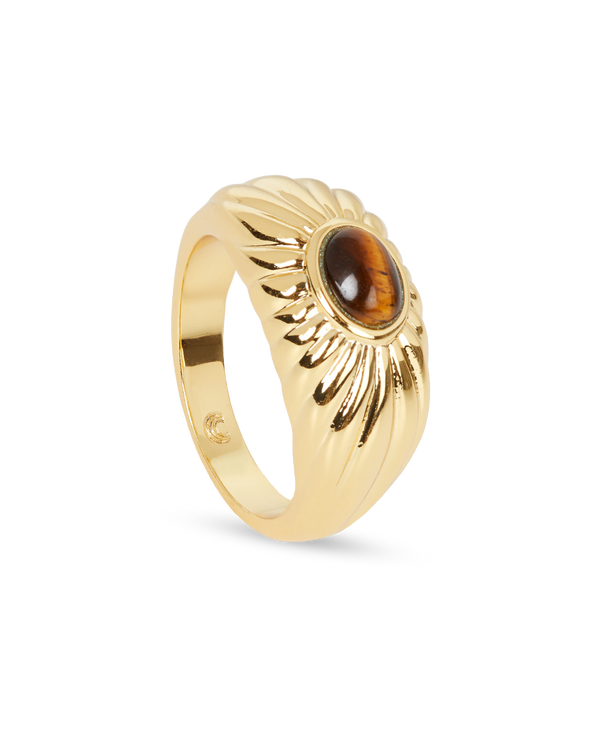 Anillo ojo de tigre Diana