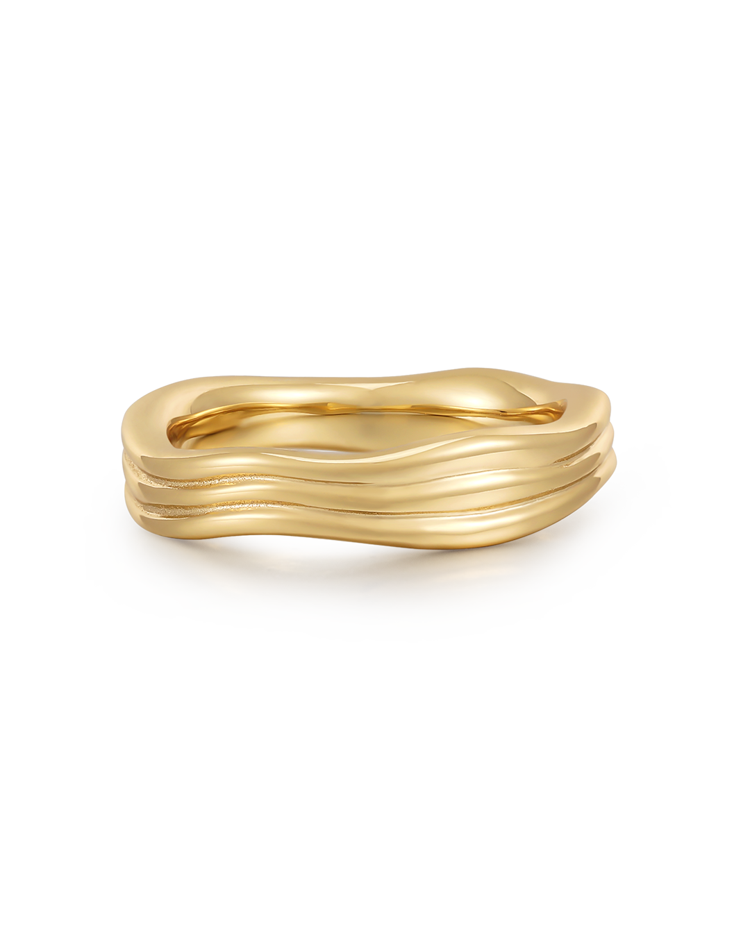 Anillo dorado Onde