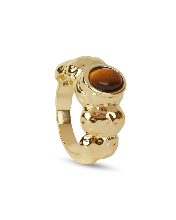 Anillo Ojo De Tigre Brunel