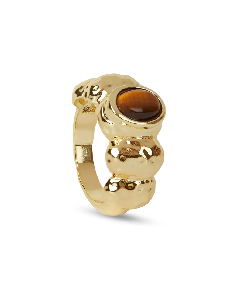 Anillo Ojo De Tigre Brunel