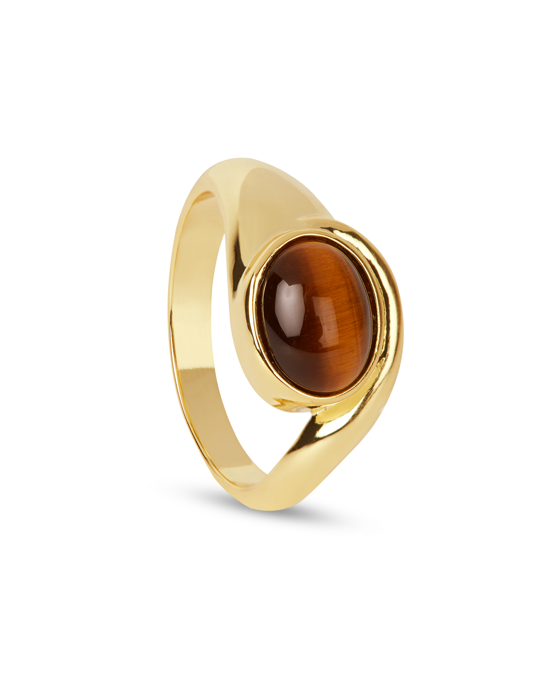 Anillo Ojo De Tigre Osiris