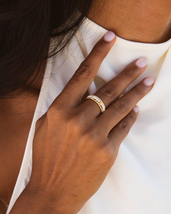 Anillo Perlas Shana