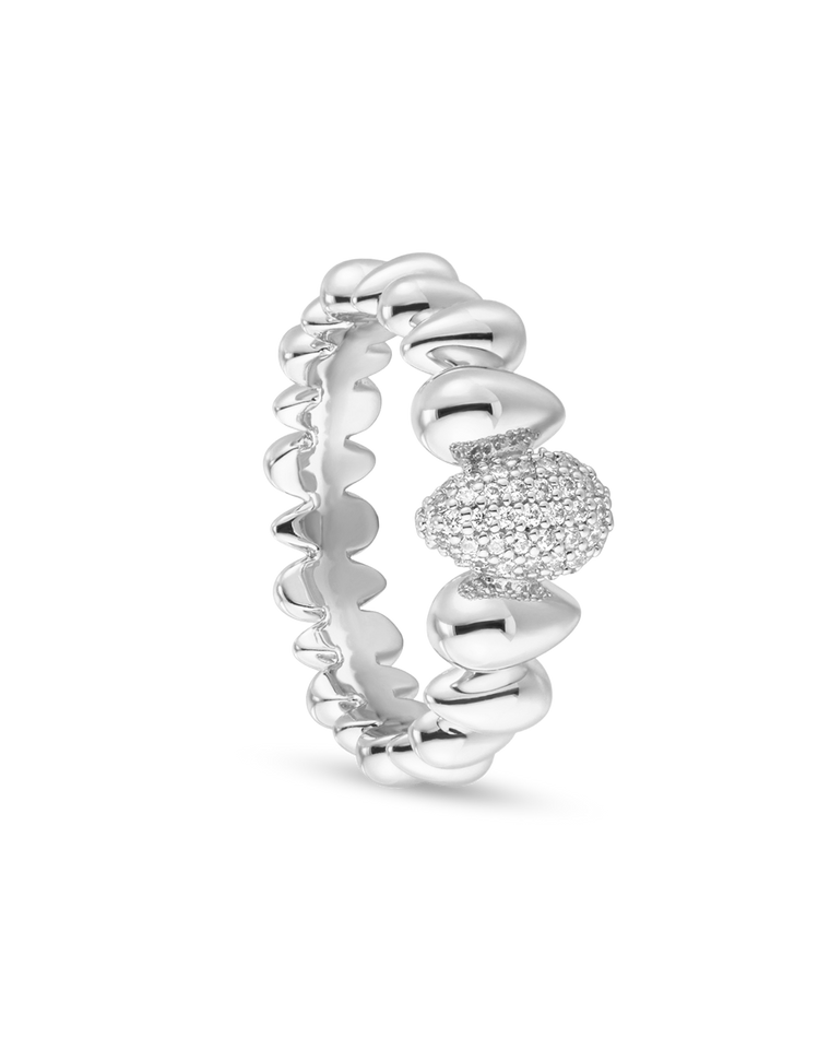 Anillo Plateado Cloud