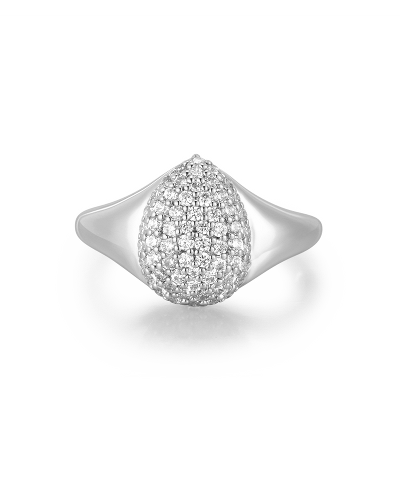 Silver Mist Cubic Zirconia Ring