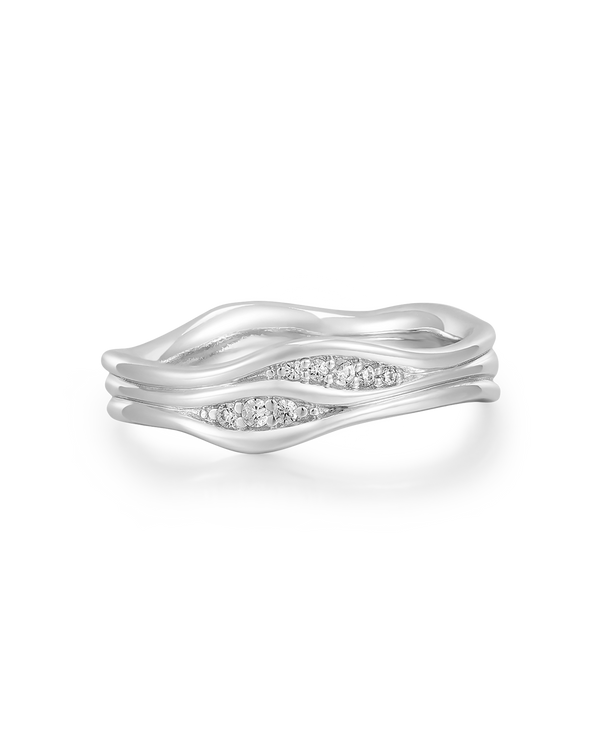 Anillo plateado Ulia