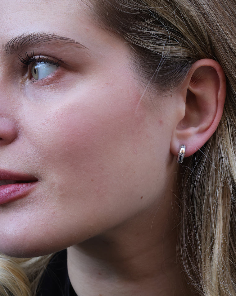 Aros Plateados Mist Small