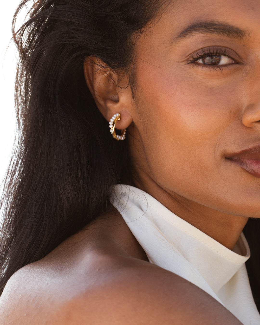 Shana Pearl Earrings
