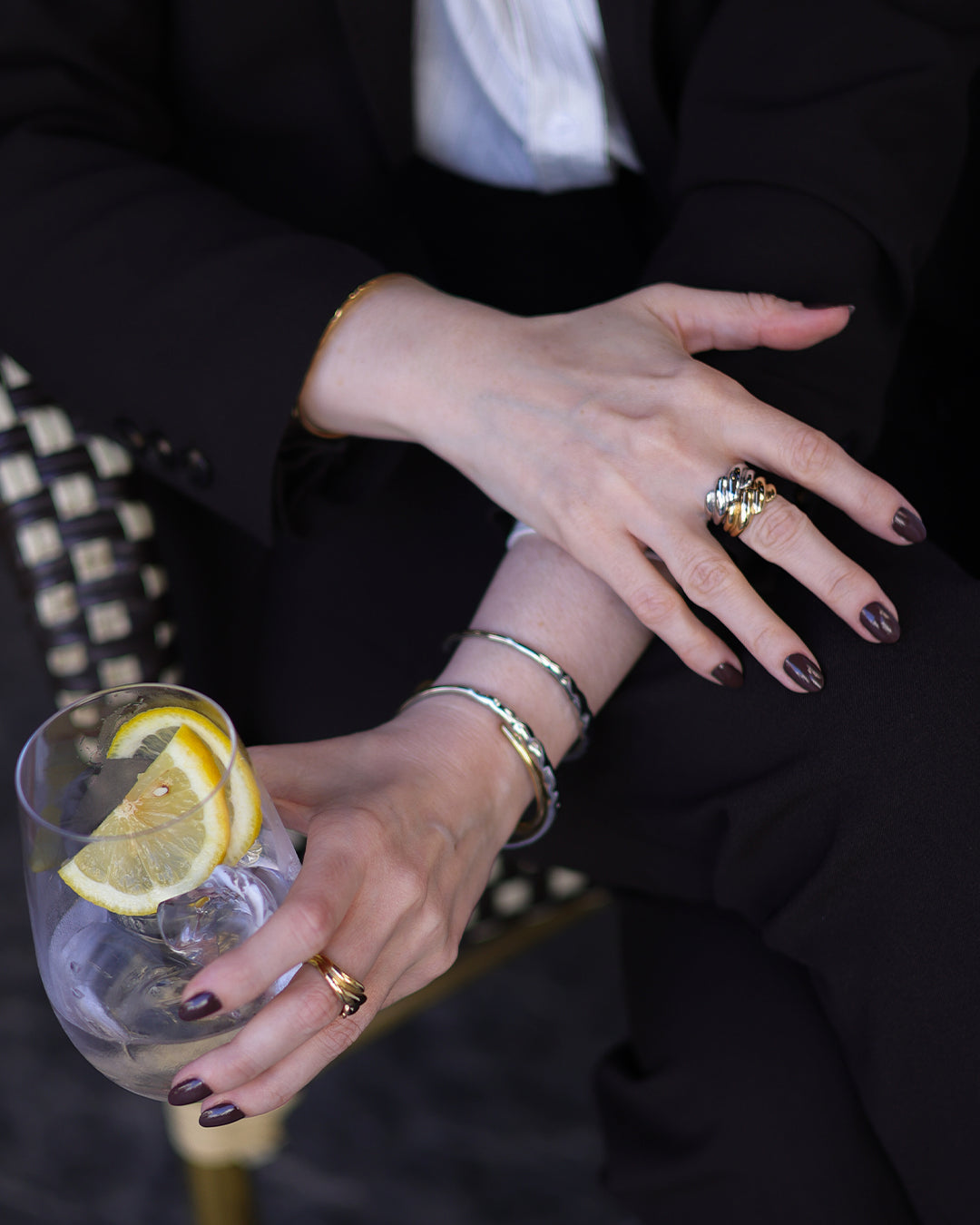 Brazalete Plateado Aurora