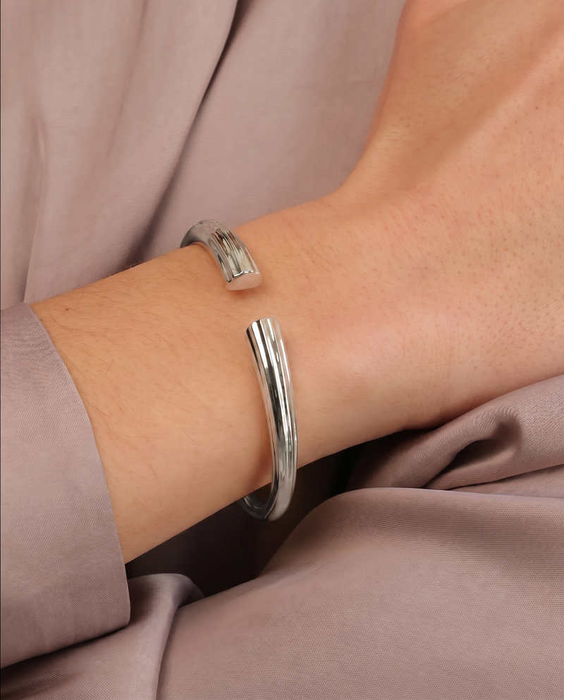 Brazalete Plateado Marina