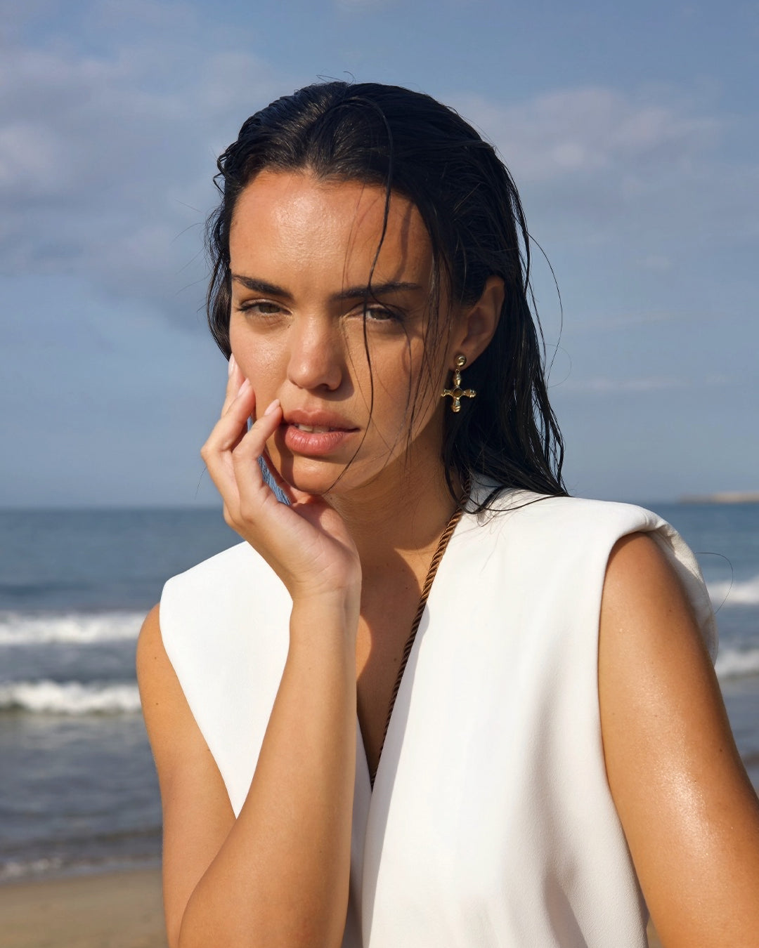 Osiris Cross Earrings