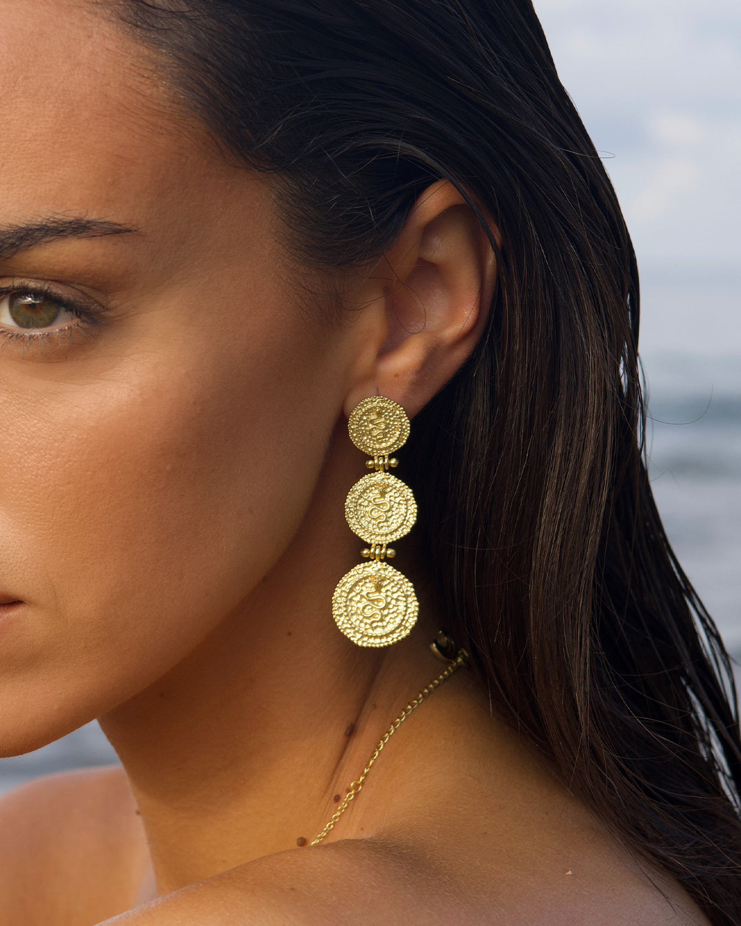 Pendientes Monedas Mut