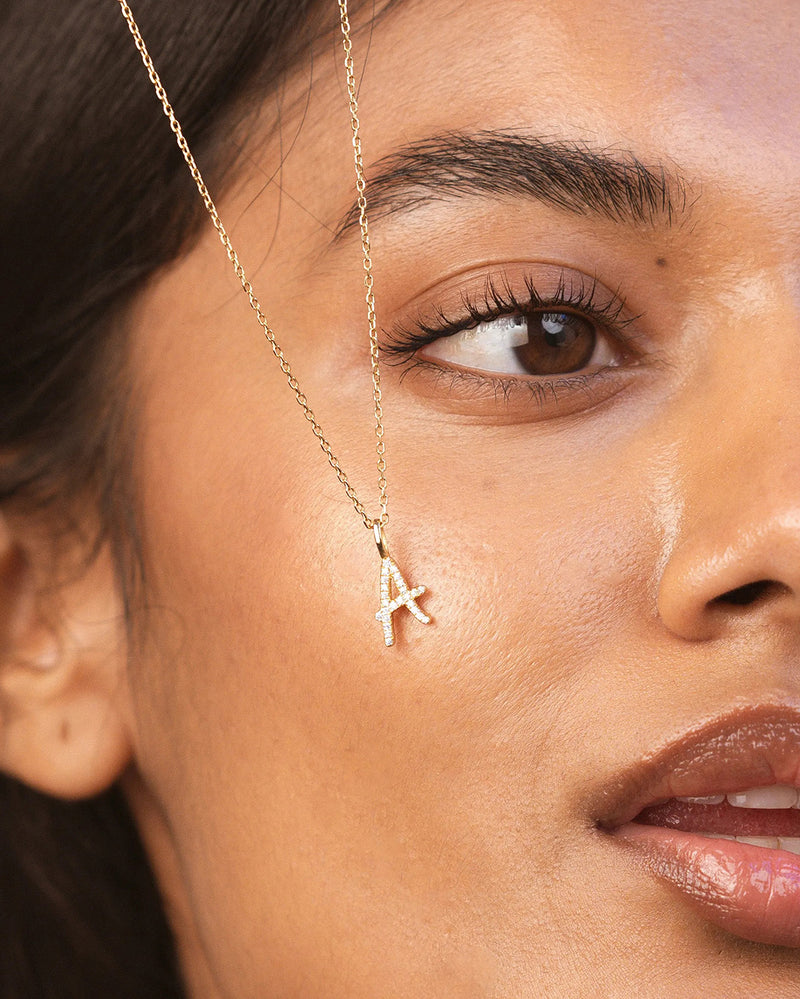 Letter A Necklace