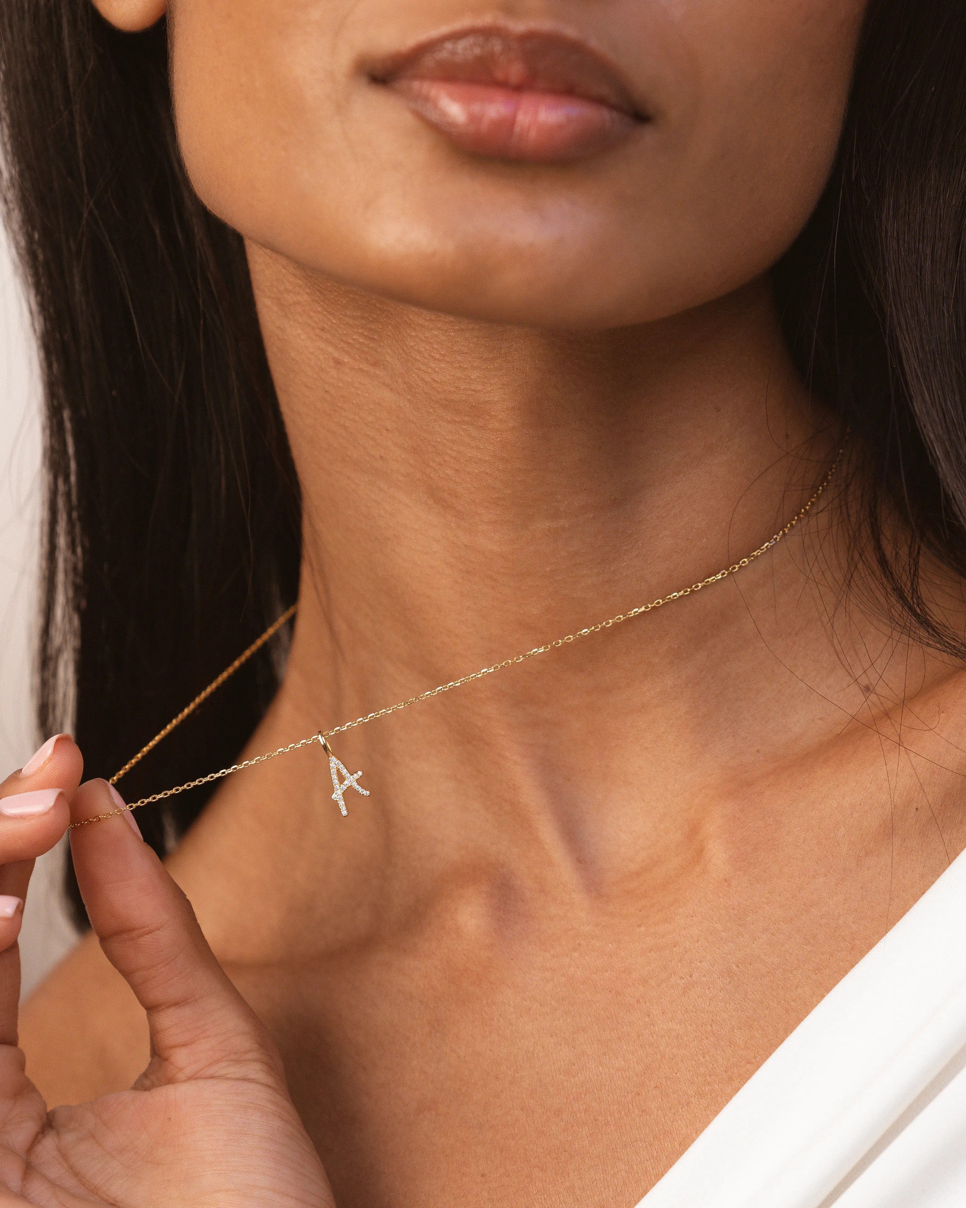 Letter A Necklace