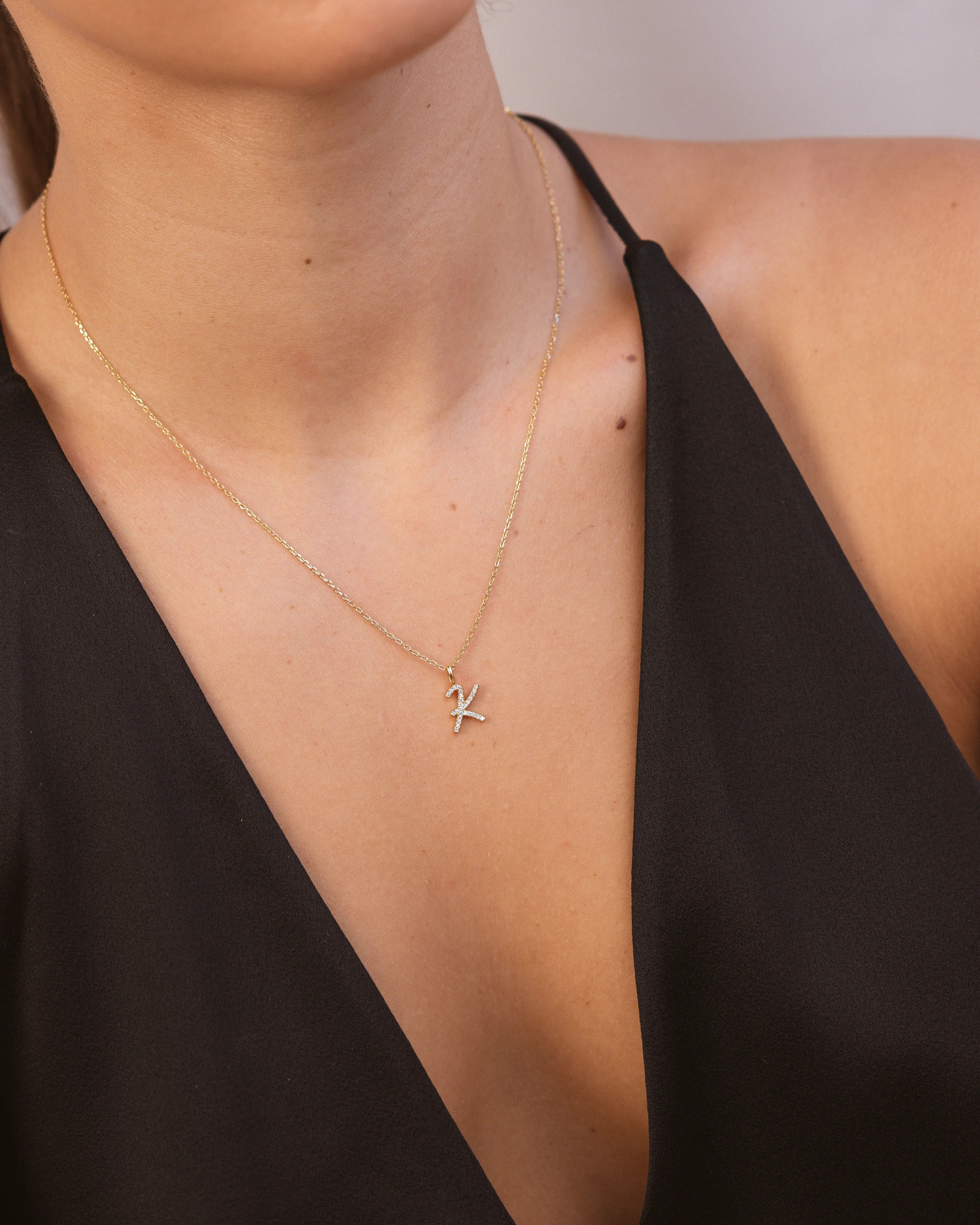 Letter K Necklace