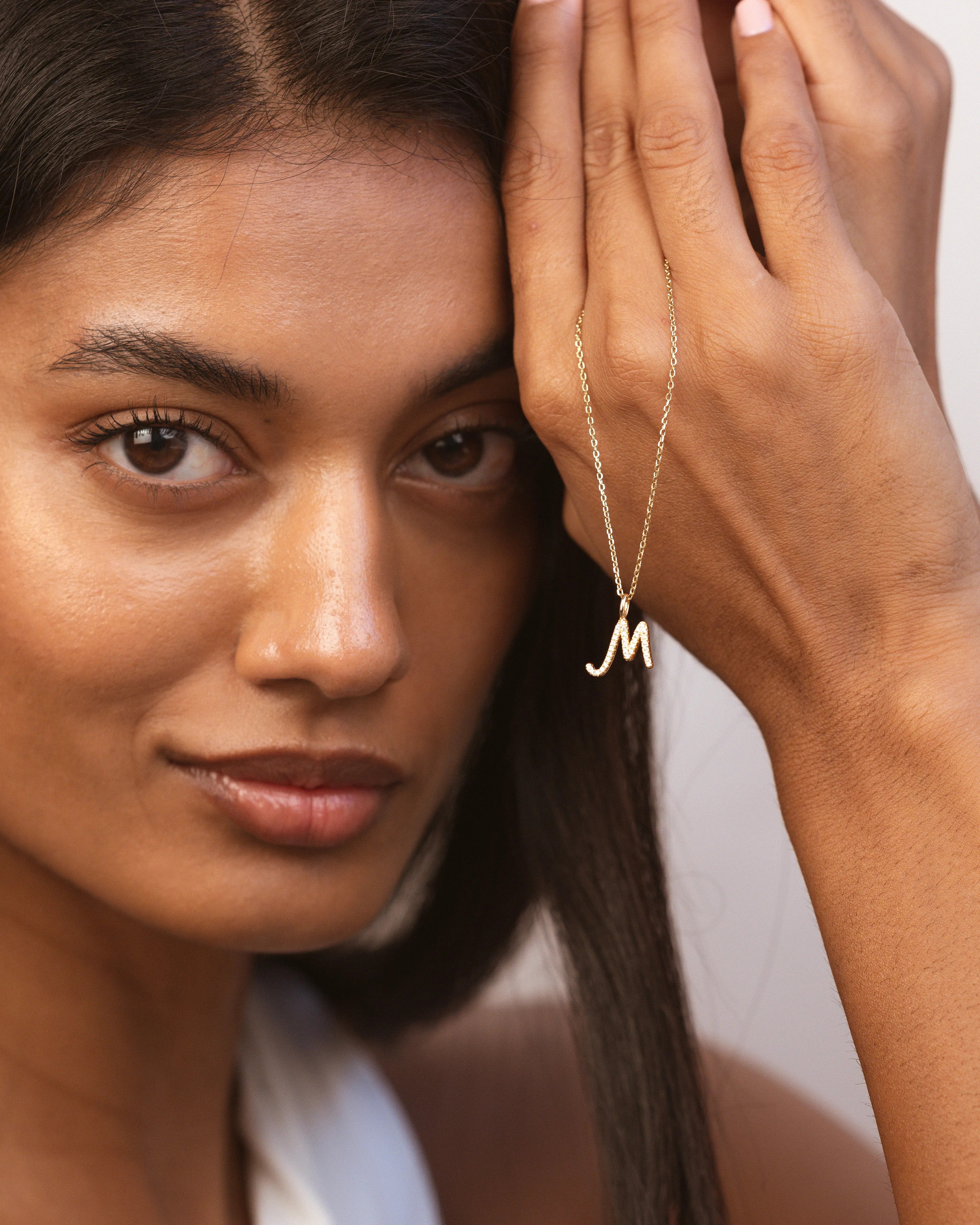 Letter M Necklace