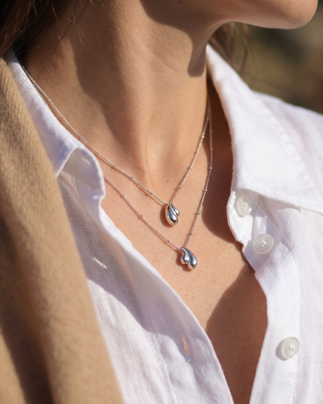 Collar Plateado Marina