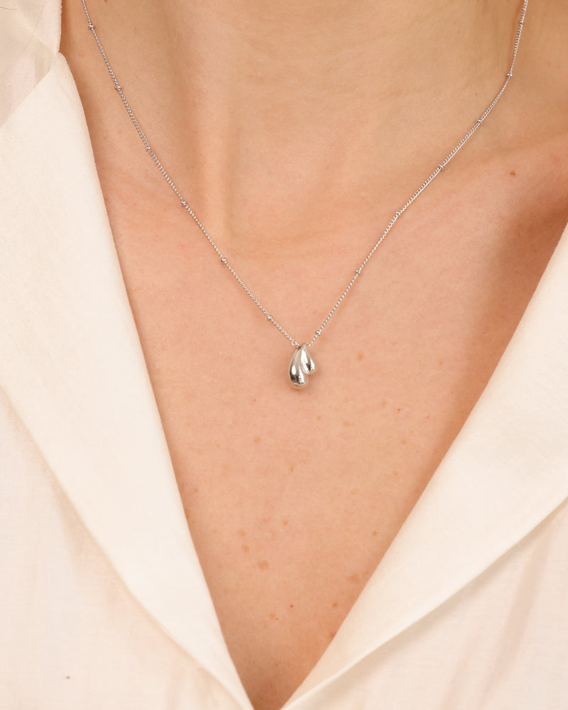 Collar Plateado Marina