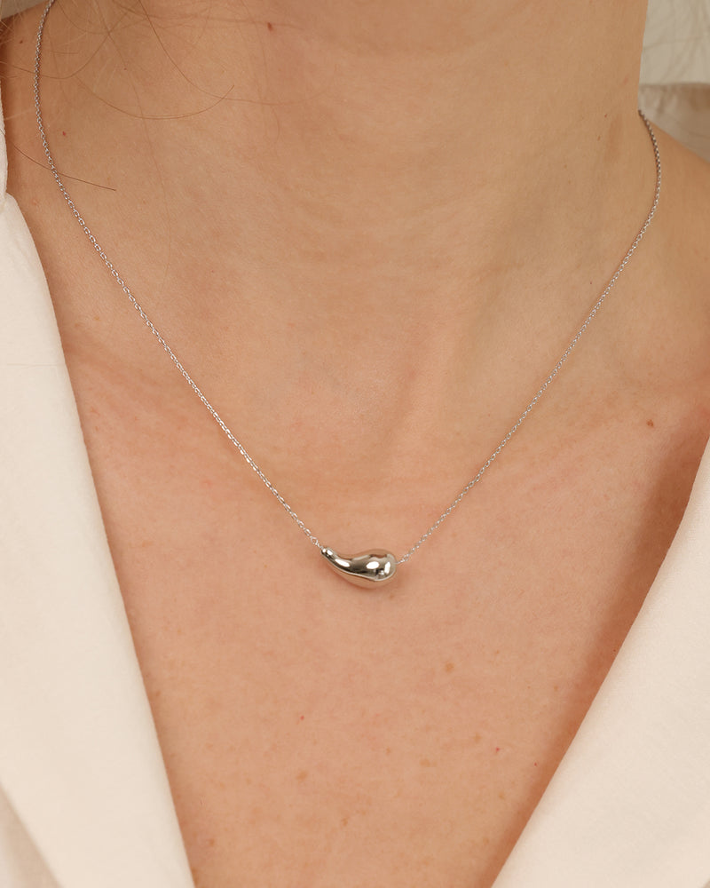 Silver Lacrima Necklace