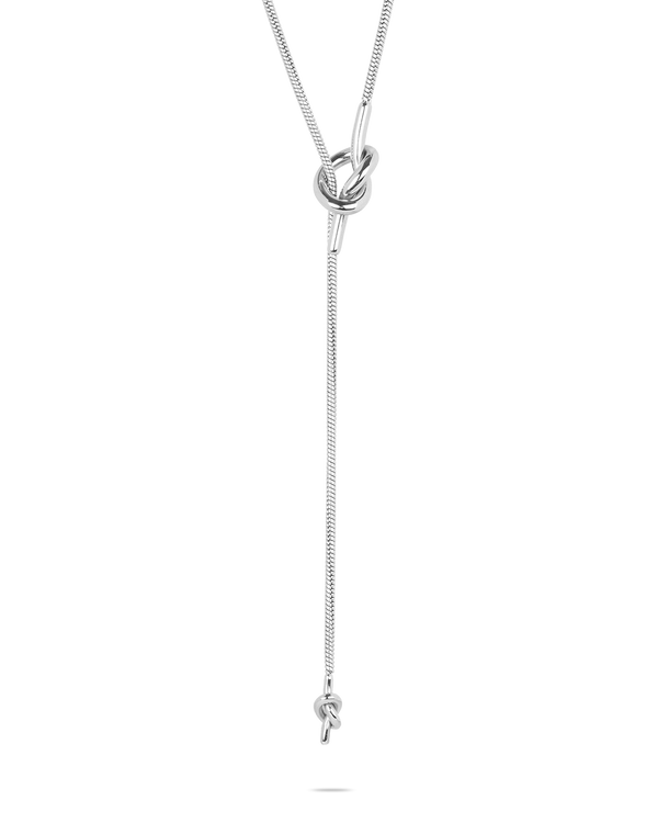 Collar Plateado Aura