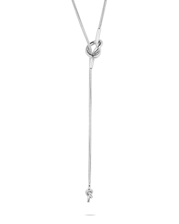 Collar Plateado Aura