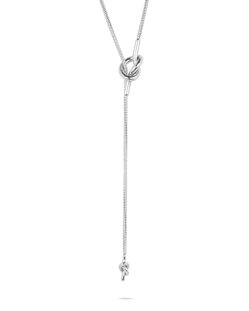 Collar Plateado Aura