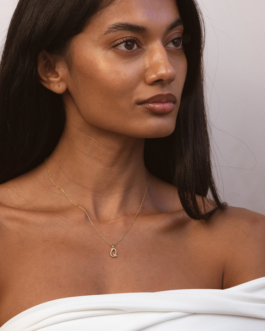 Letter Q Necklace