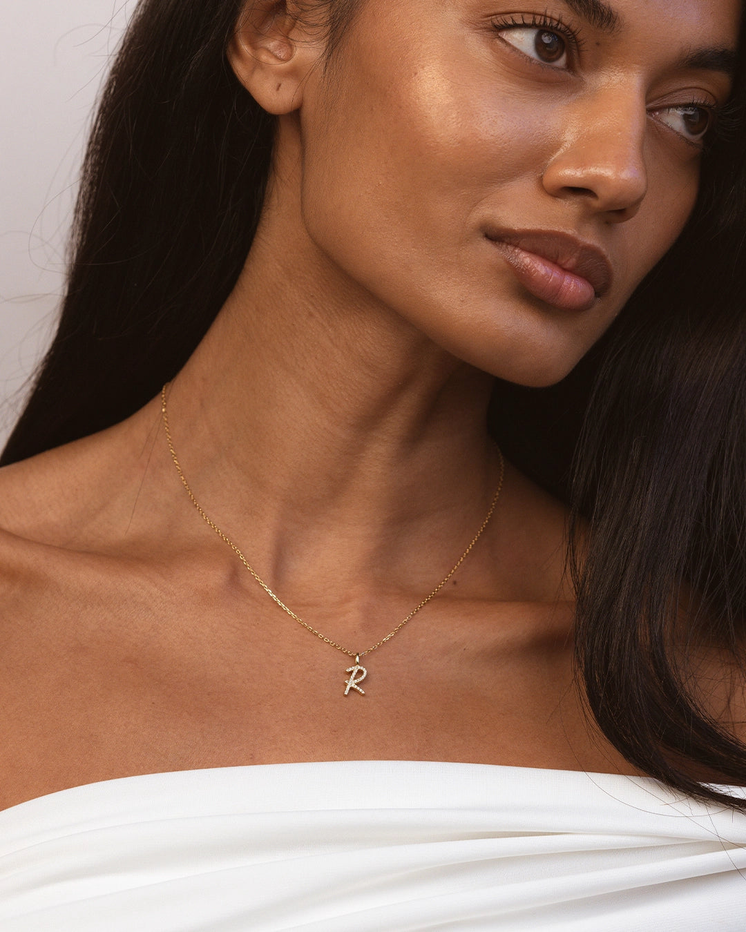 Letter R Necklace