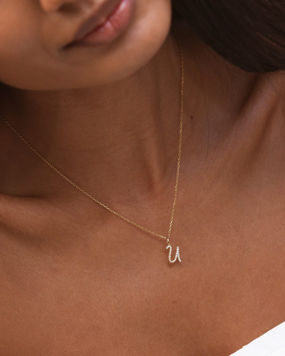 Letter U Necklace