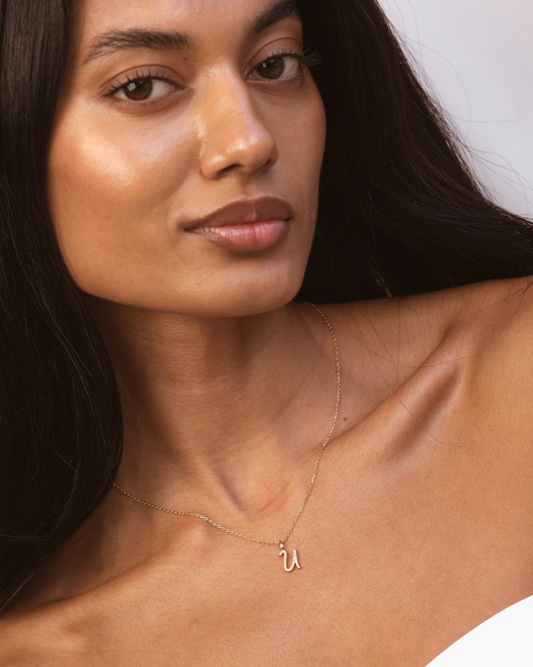 Letter U Necklace