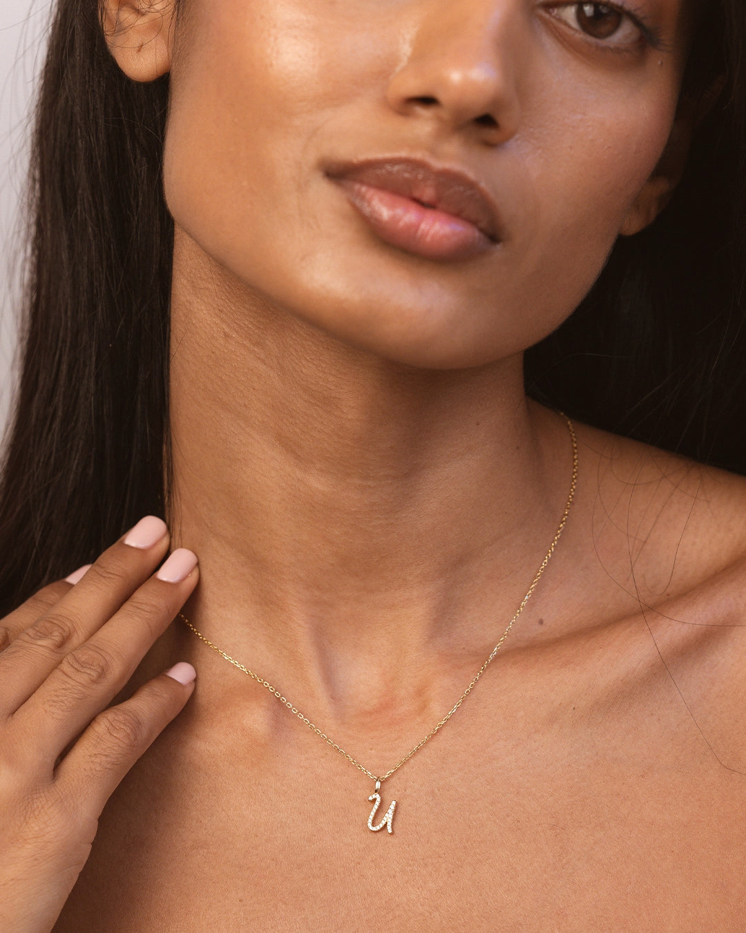 Letter U Necklace
