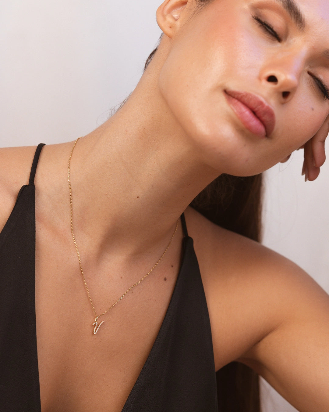Letter V Necklace