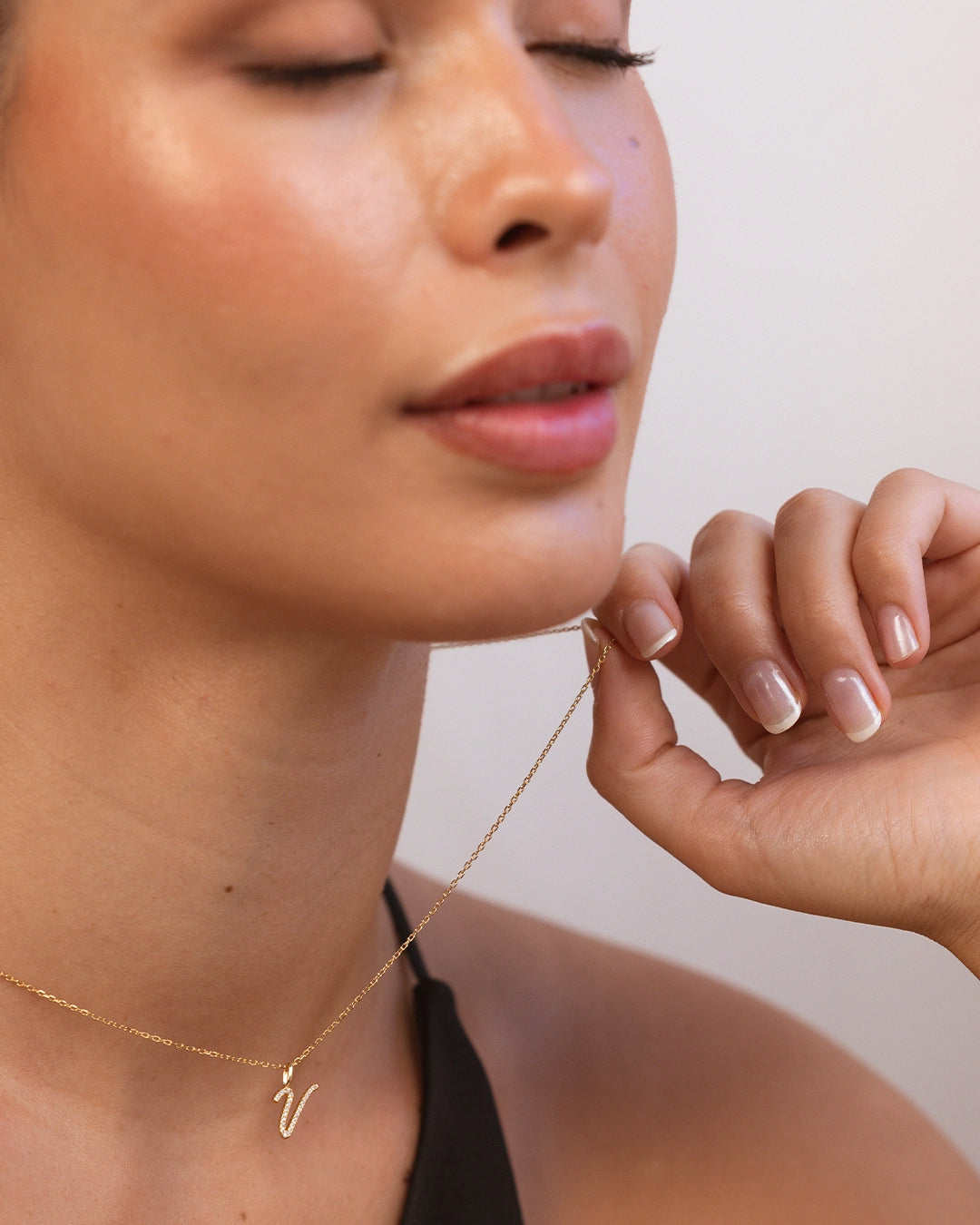 Letter V Necklace